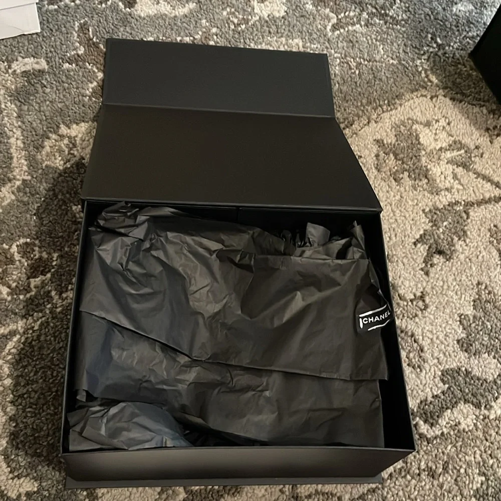 Chanel Black Magnetic Box And Booklets